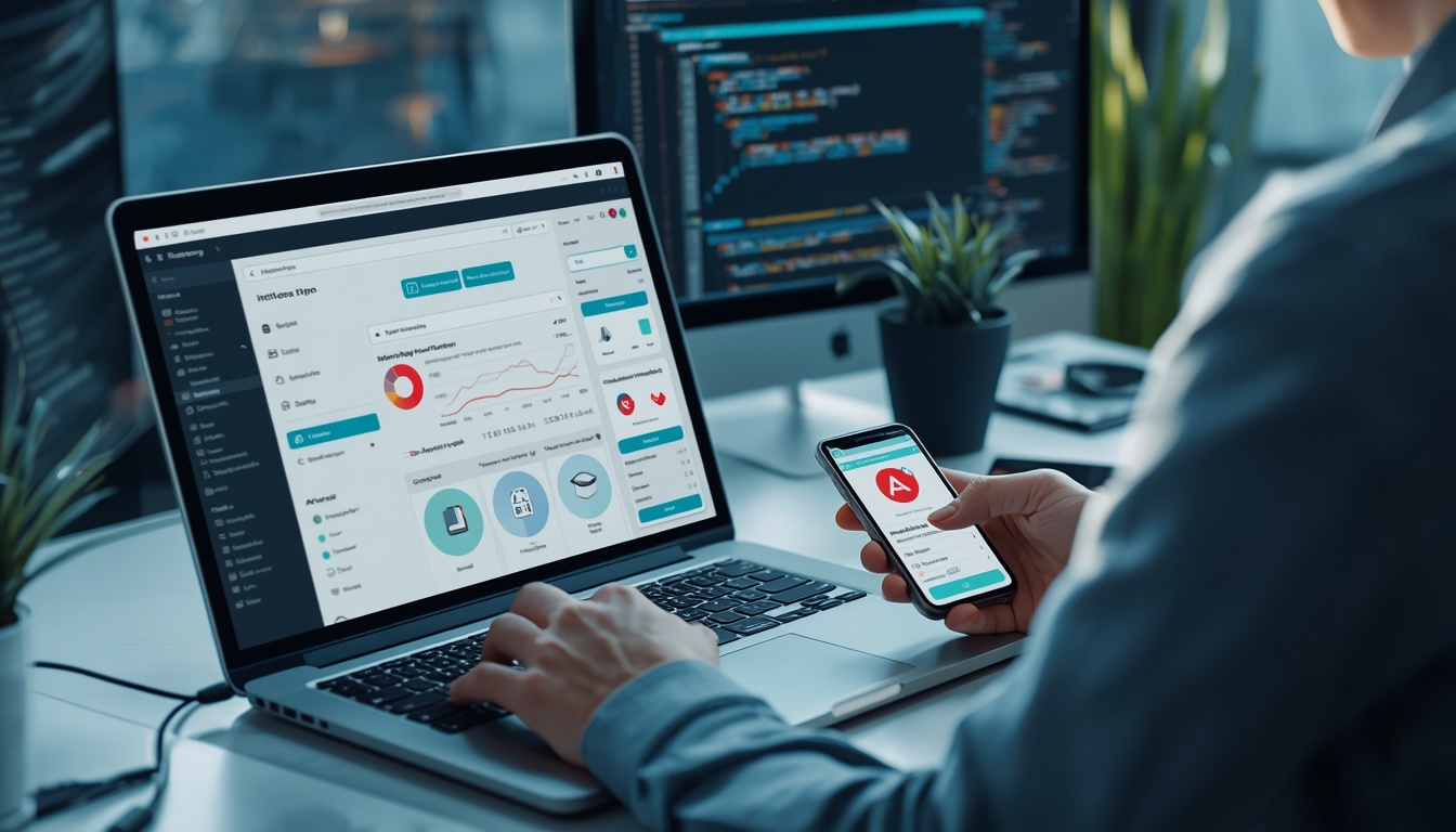Developer configuring and testing a payment gateway integration for an ecommerce website